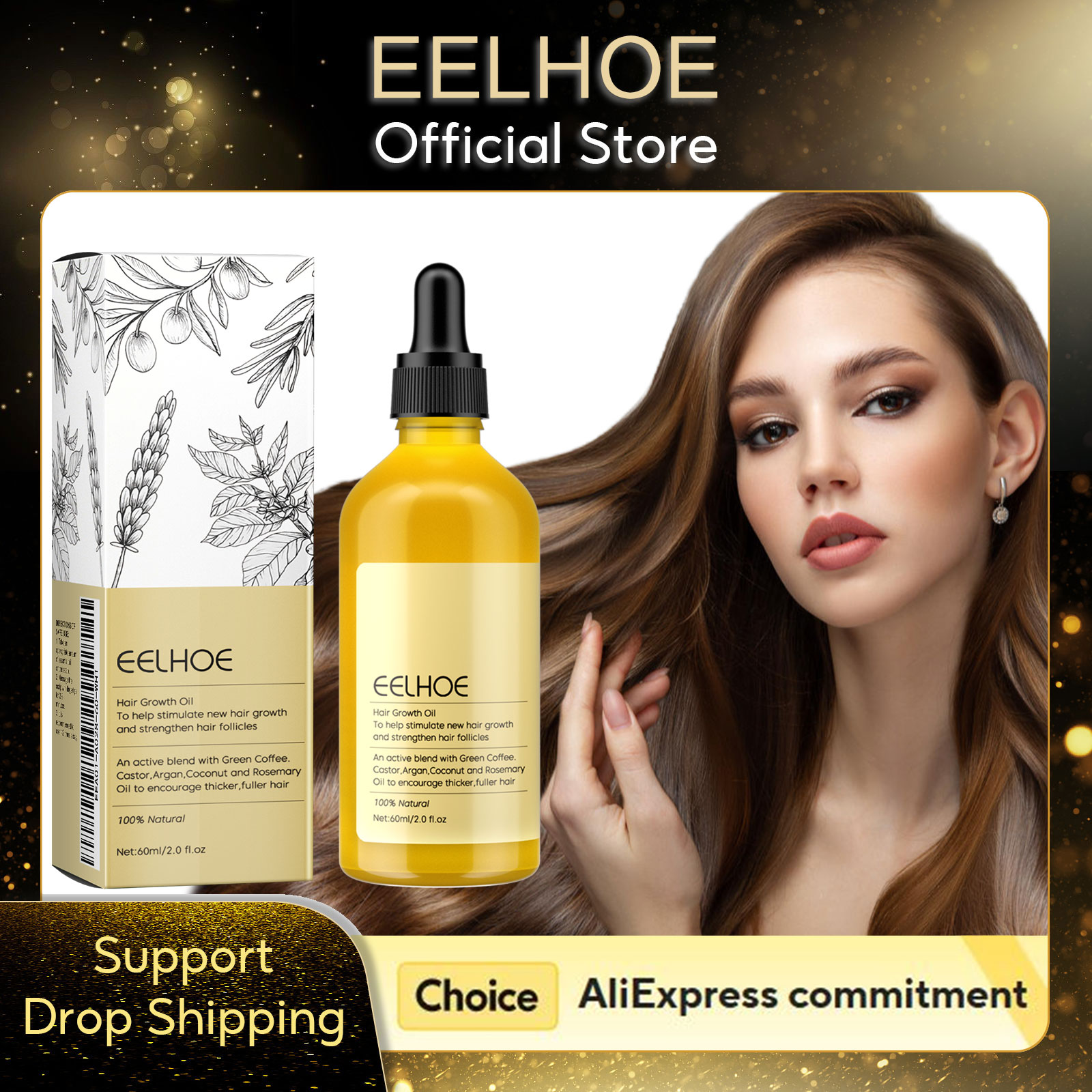 Hair Care Natural Products - EELHOE Rosemary Oil Grows Hair Loss