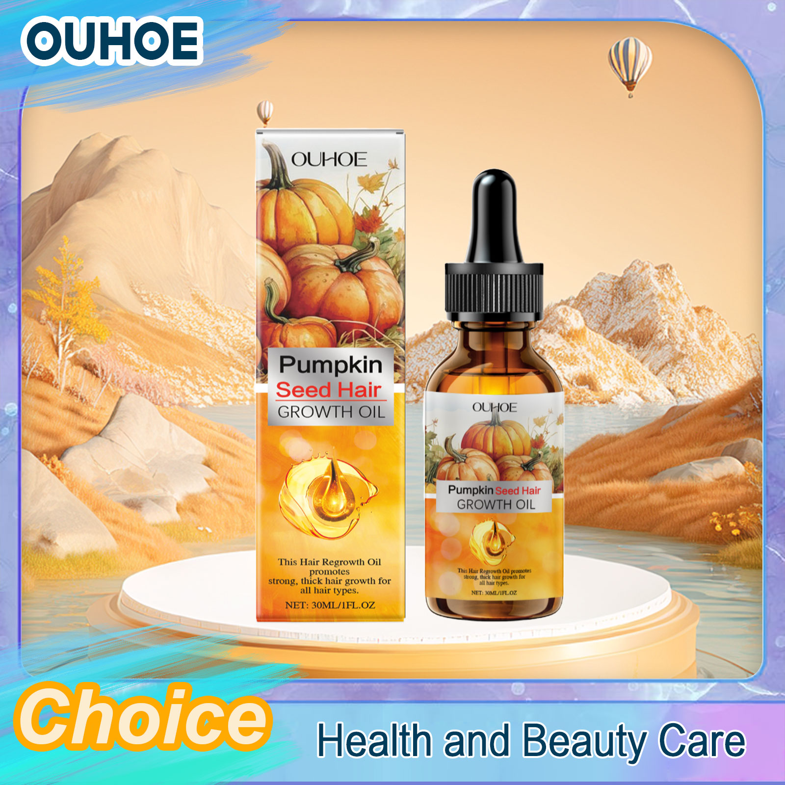 Hair Care Ouai - Pumpkin Seed Oil Hair Growth Organic