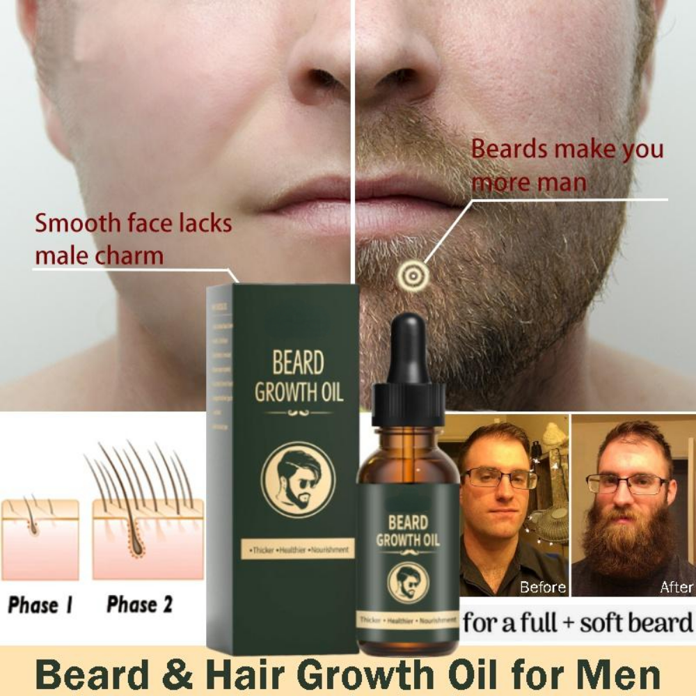 Hair Care Fragrance Essential Oil - Fast Beard Growth Oil Beard Oil