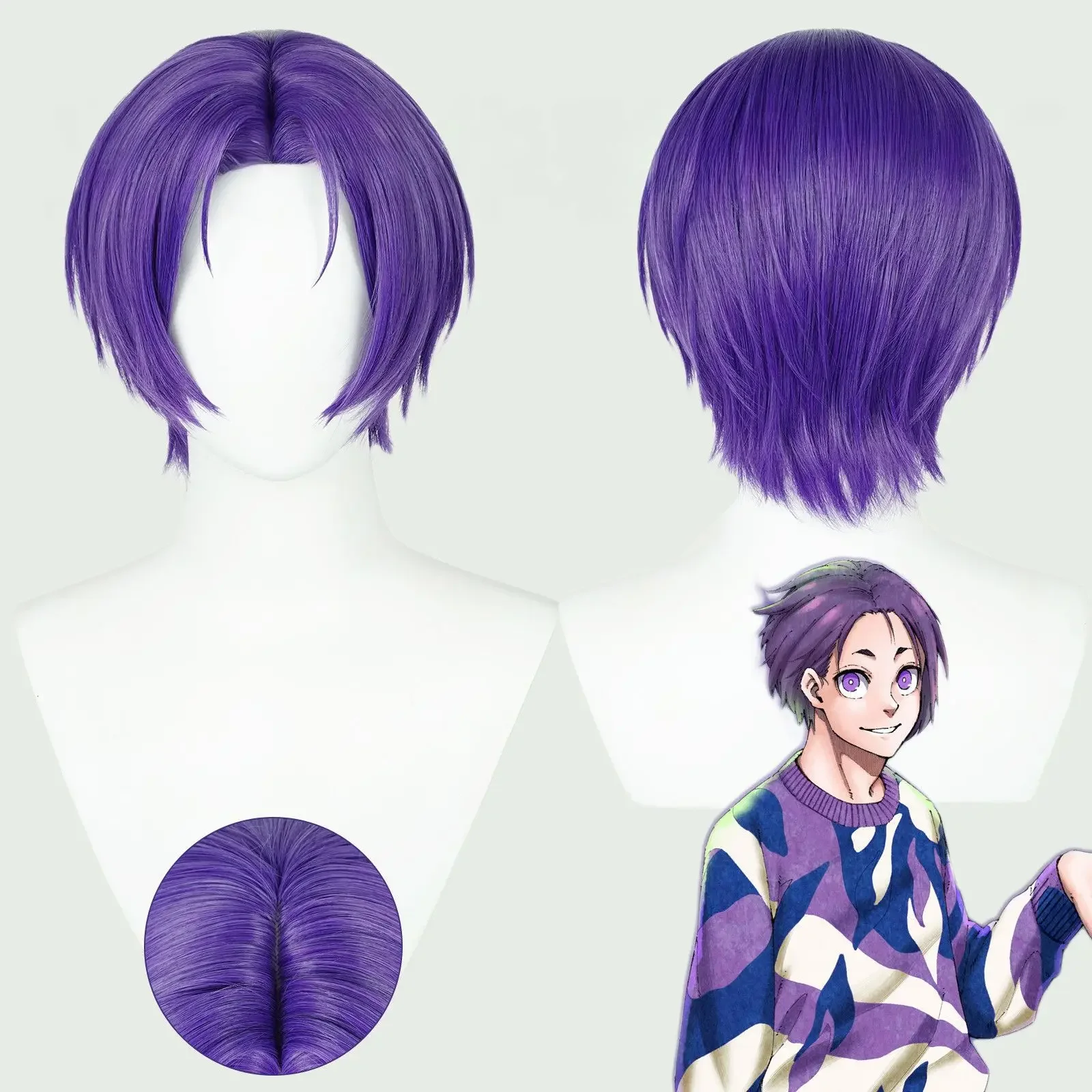 Blue Lock Anime Manga Cosplay  - Braiding Hair Kanekalon บทวิจารณ์และราคา