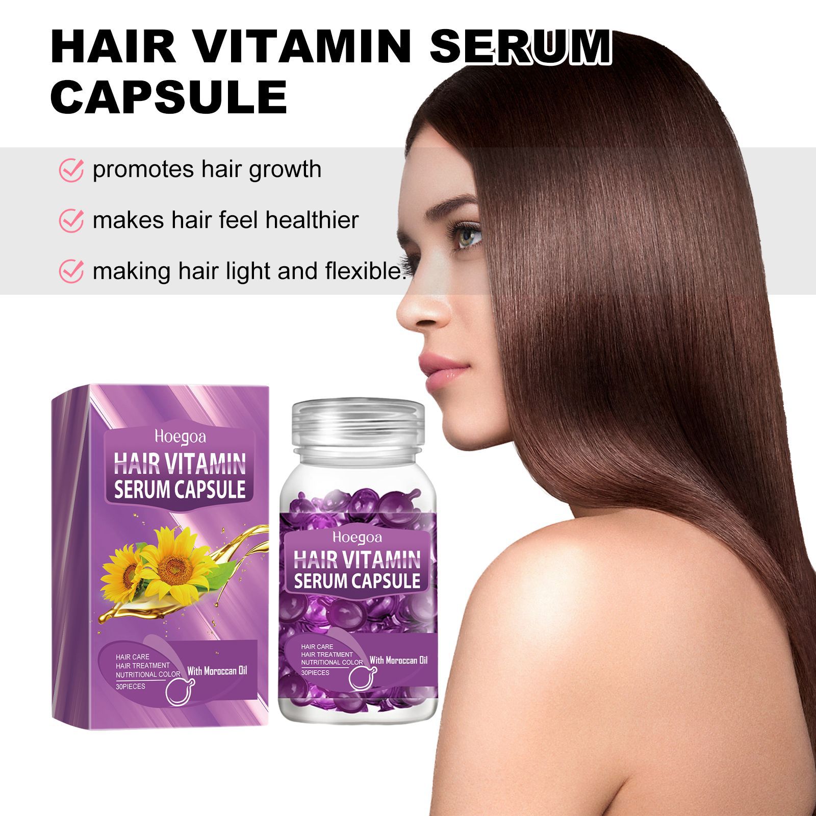 Vitamin Hair Essential Oil Cap - Hair Care Serum บทวิจารณ์และราคา