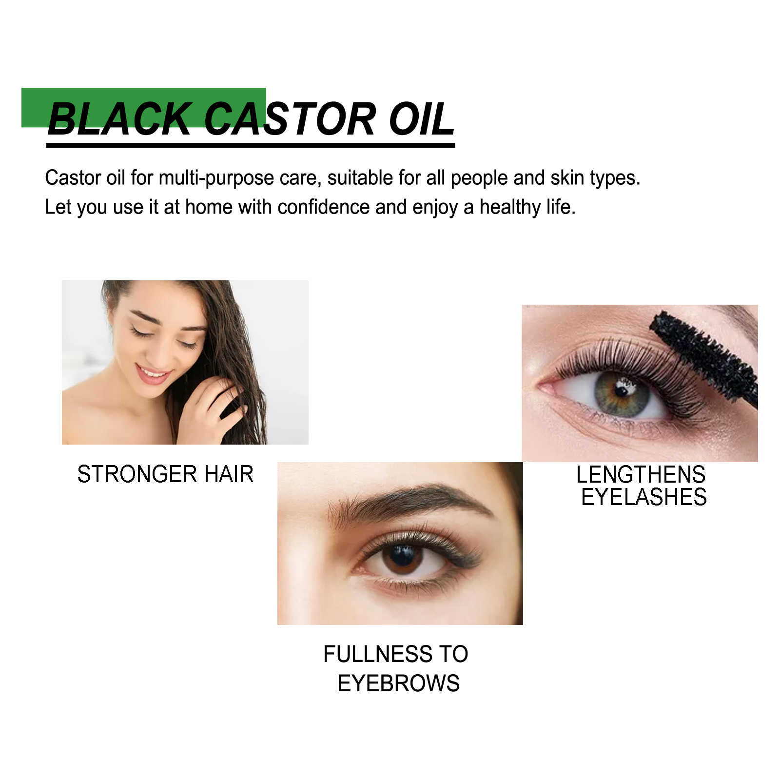Black Castor Oil for Hair Eyeb - Hair Care Ouai บทวิจารณ์และราคา