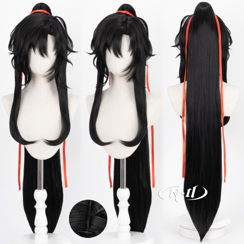 ND Wei Wuxian Cosplay Wigs Hai - Braiding Hair Kanekalon บทวิจารณ์และราคา