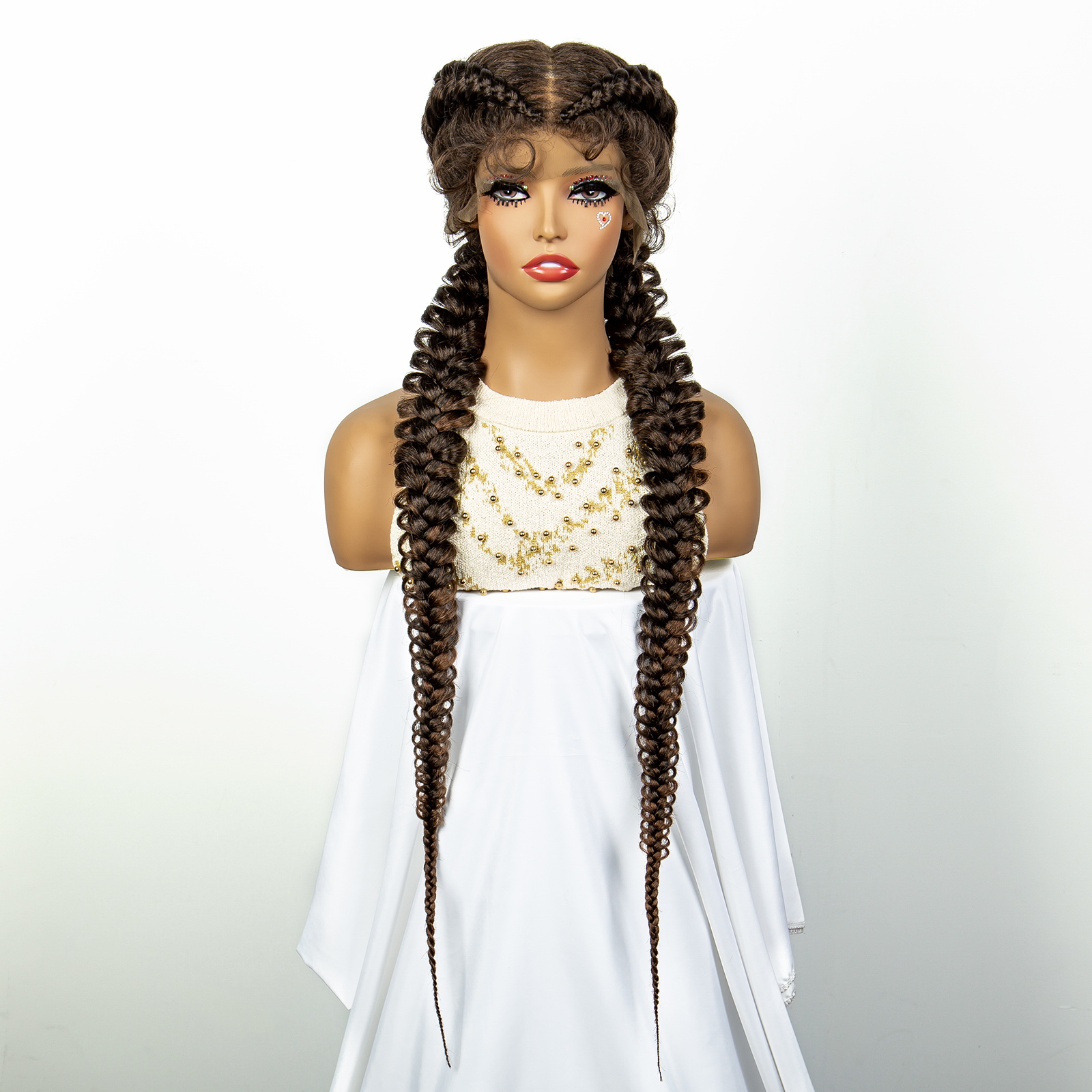 1B/30 Dark Brown Synthetic Lac - Braiding Hair Kanekalon บทวิจารณ์และราคา