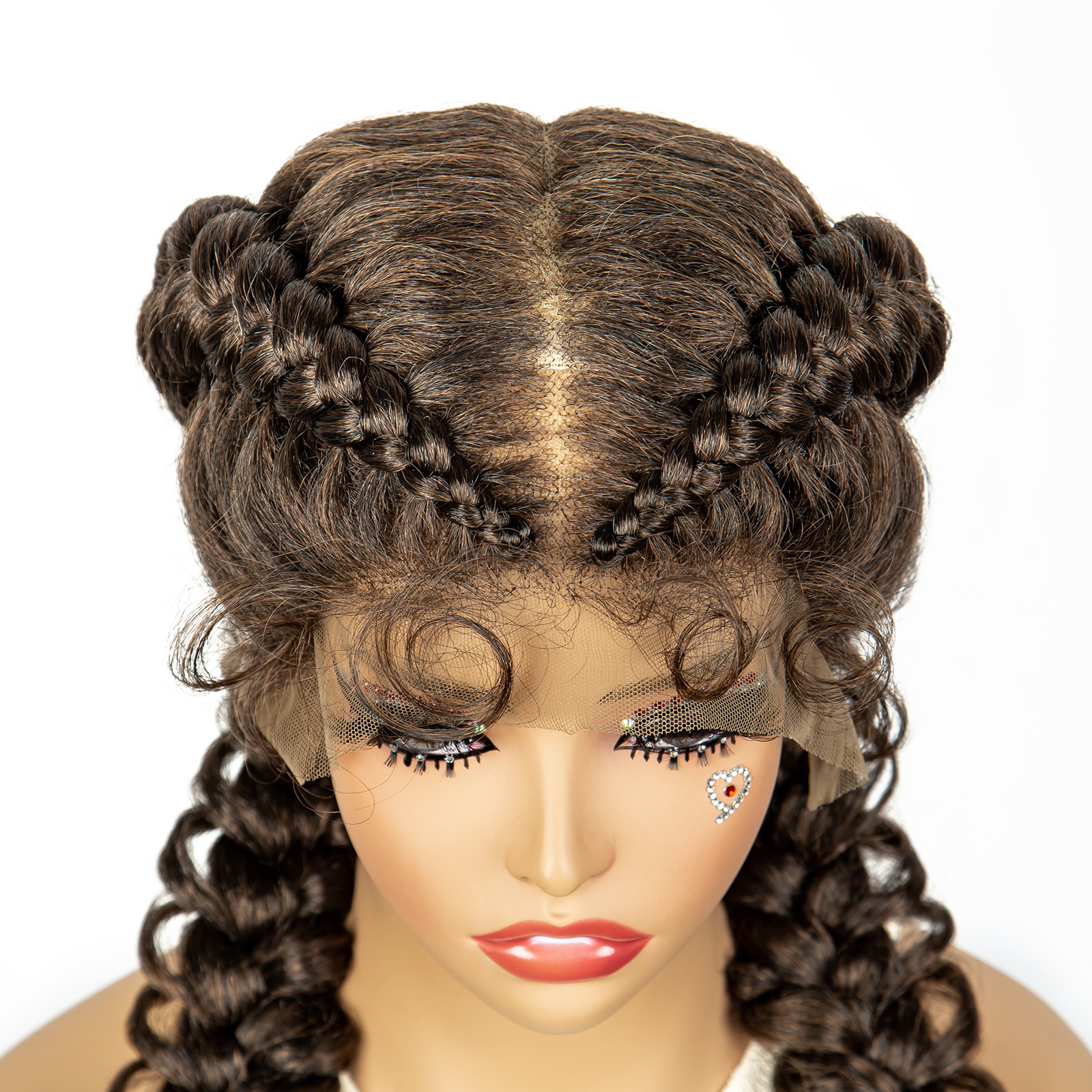 1B/30 Dark Brown Synthetic Lac - Braiding Hair Kanekalon บทวิจารณ์และราคา