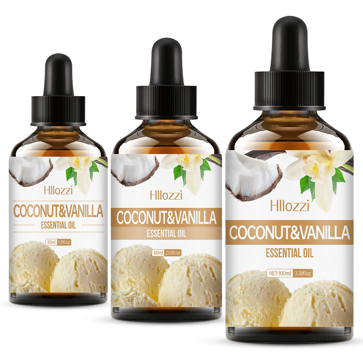 Coconut Vanilla Essential Oil  - Hair Care Fragrance Essential Oil บทวิจารณ์และราคา