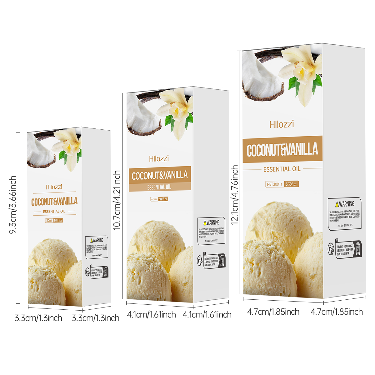 Coconut Vanilla Essential Oil  - Hair Care Fragrance Essential Oil บทวิจารณ์และราคา