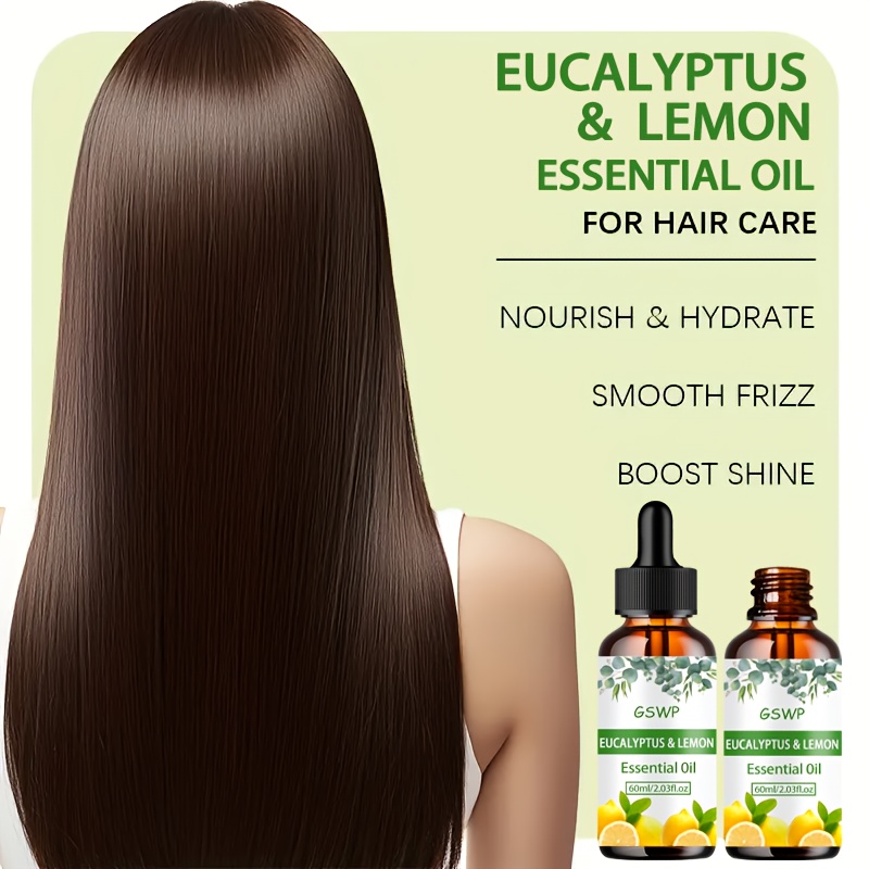 GSWP 60ml Eucalyptus Lemon Ess - Hair Care Fragrance Essential Oil บทวิจารณ์และราคา