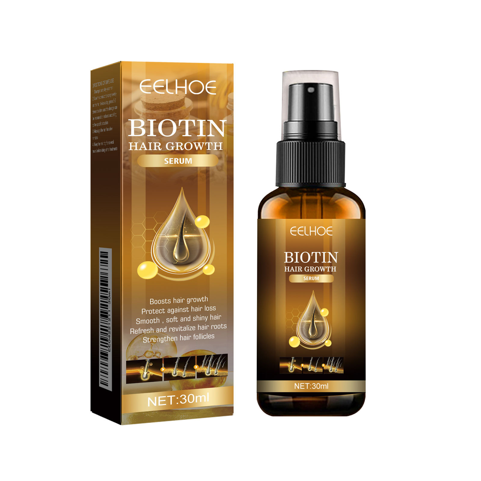 EELHOE Biotin Hair Growth Seru - Hair Care Natural Products บทวิจารณ์และราคา