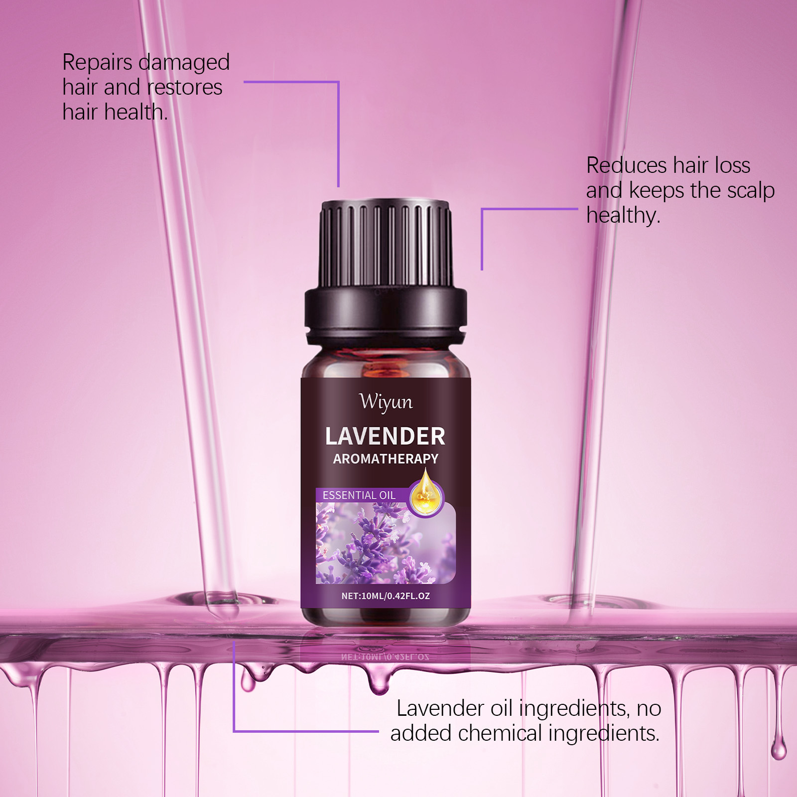 Lavender Essential Oil Anti-Fr - Hair Care Serum บทวิจารณ์และราคา