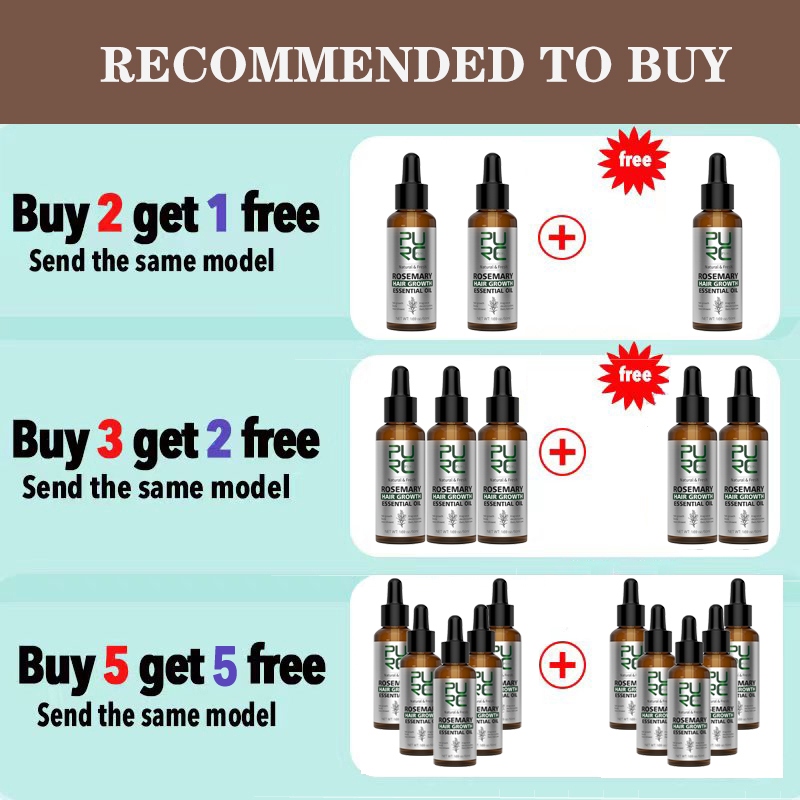 PURC Rosemary Oil For Hair Gro - Hair Care Fragrance Essential Oil บทวิจารณ์และราคา