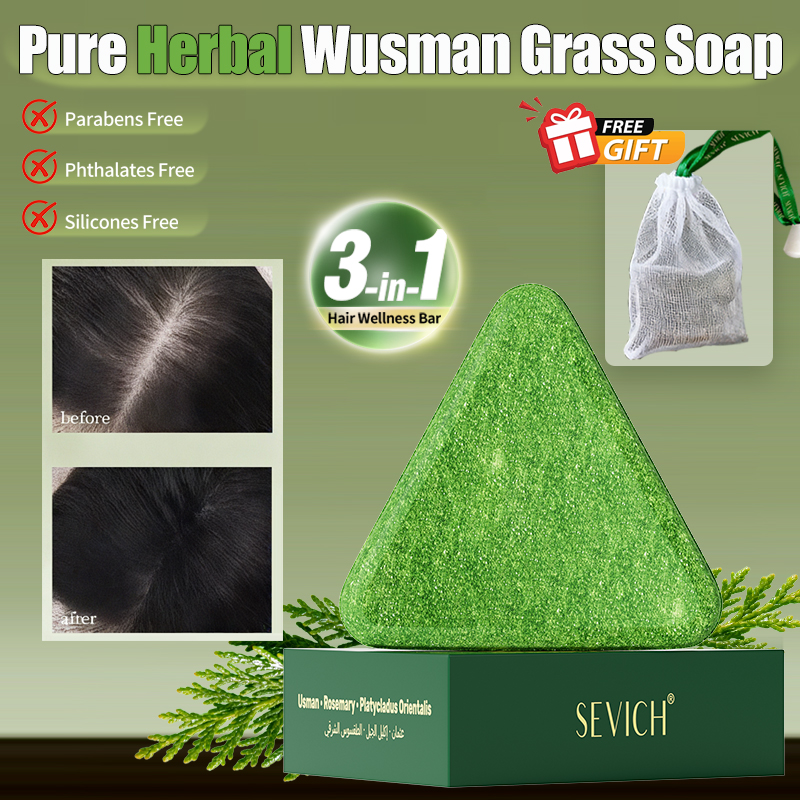 Natural Hair Growth Set Usman  - Hair Care Natural Products บทวิจารณ์และราคา