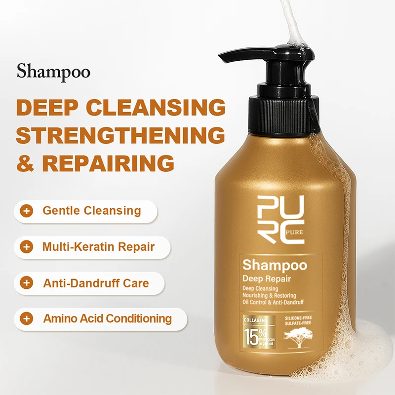 PURC Morocco Argan Oil Shampoo - Hair Care Keratin Treatment บทวิจารณ์และราคา