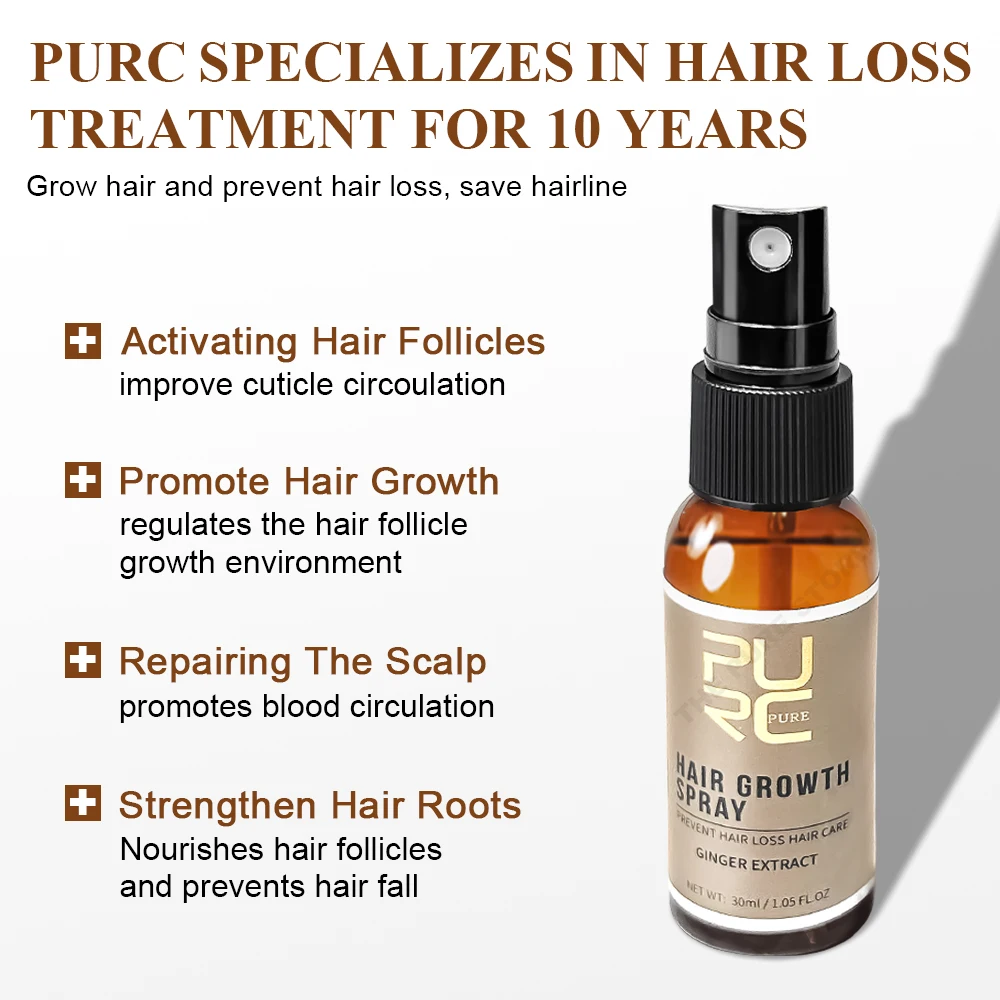 PURC Ginger Hair Spray Root St - Hair Care Serum บทวิจารณ์และราคา