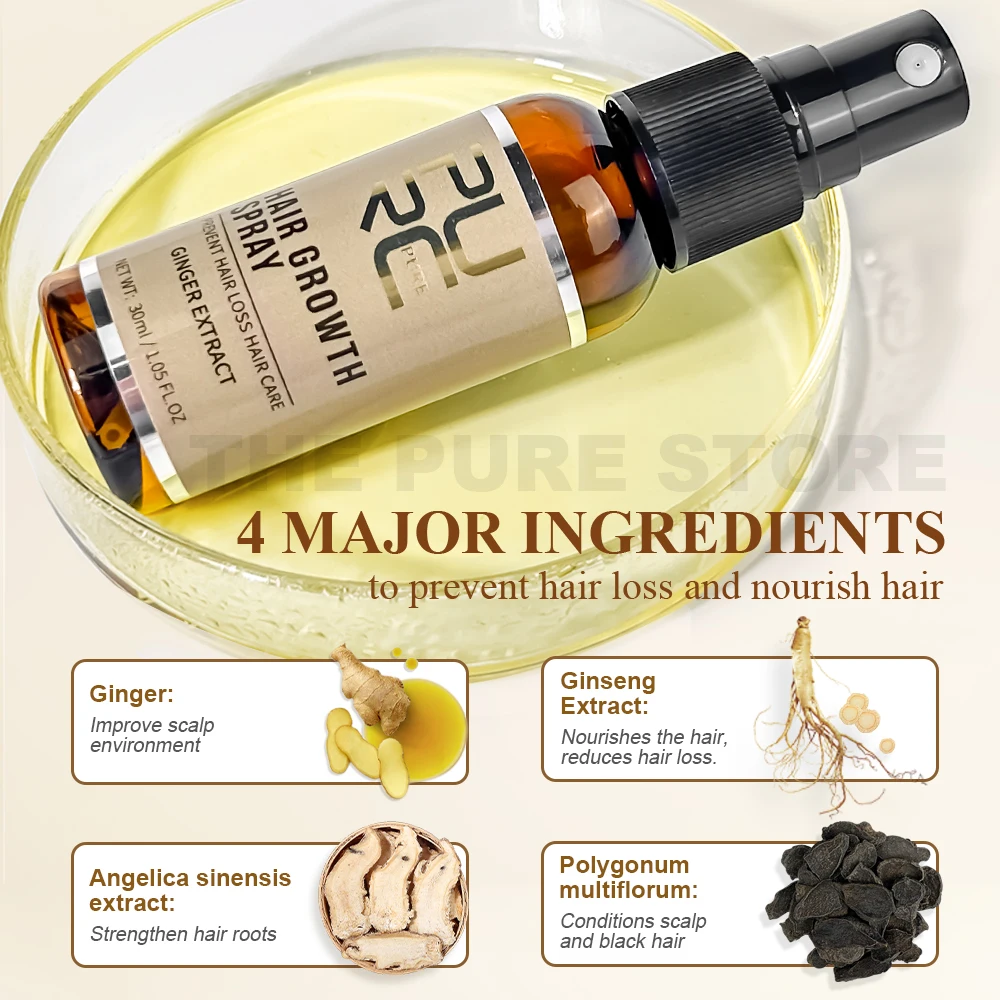 PURC Ginger Hair Spray Root St - Hair Care Serum บทวิจารณ์และราคา