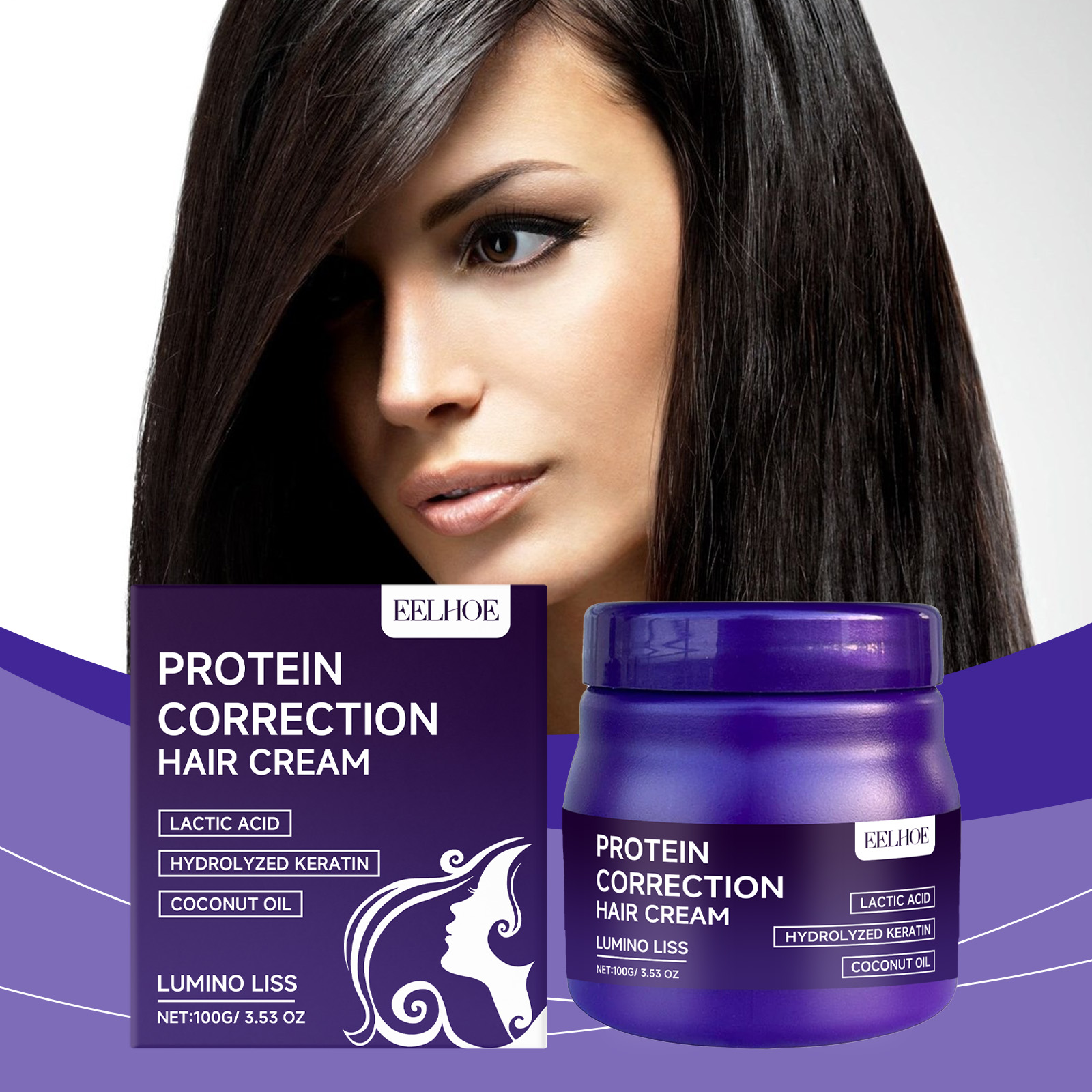 EELHOE Protein Hair Straighten - Hair Care Keratin Treatment บทวิจารณ์และราคา
