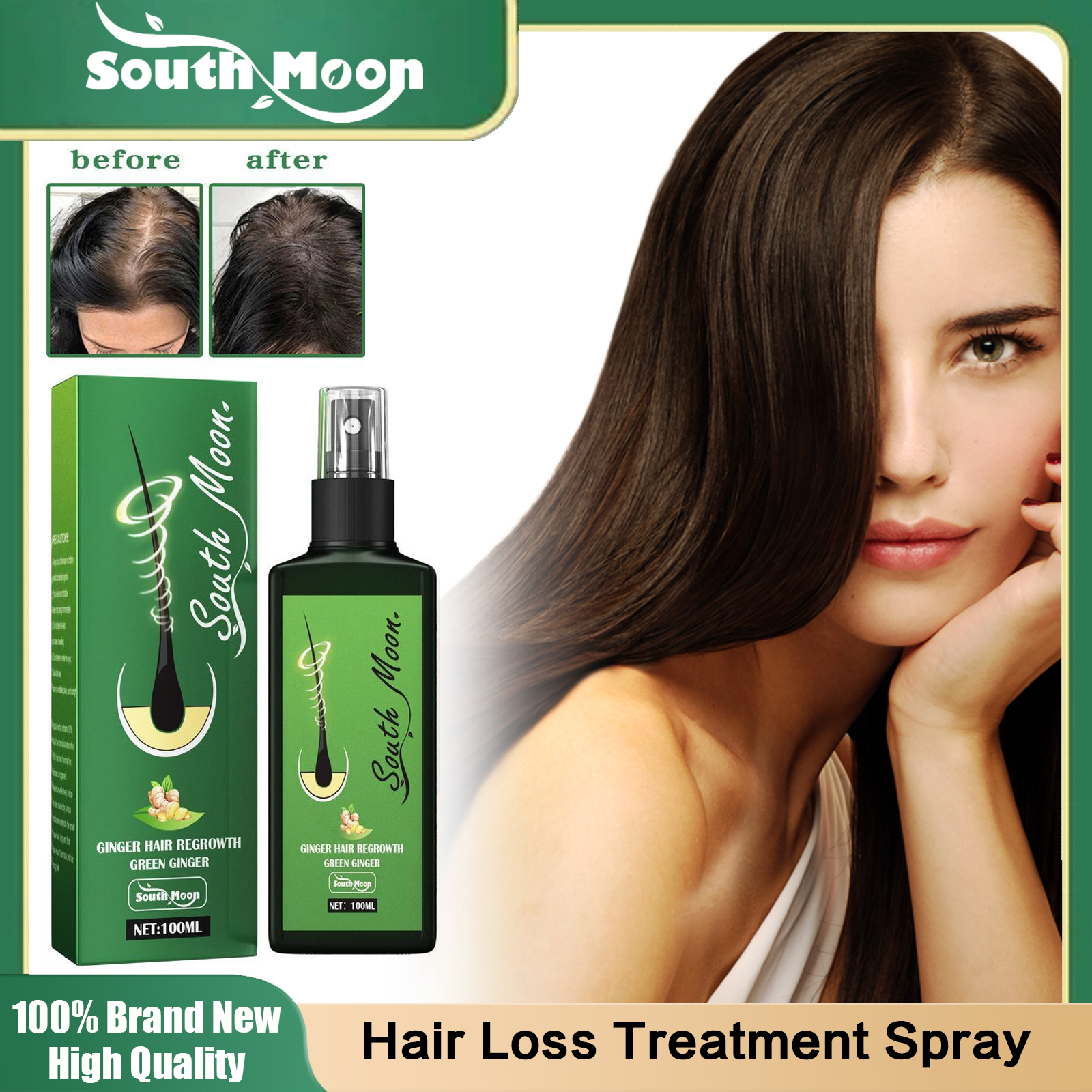 South Moon Ginger Hair Growth  - Hair Care Natural Products บทวิจารณ์และราคา