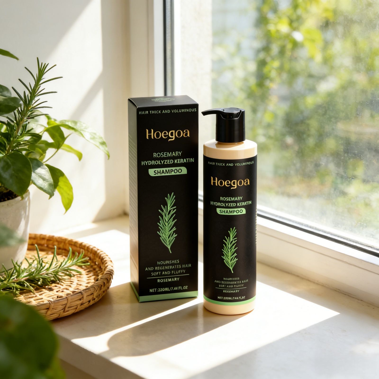 Hoegoa Rosemary Shampoo for Ha - Hair Care Natural Products บทวิจารณ์และราคา