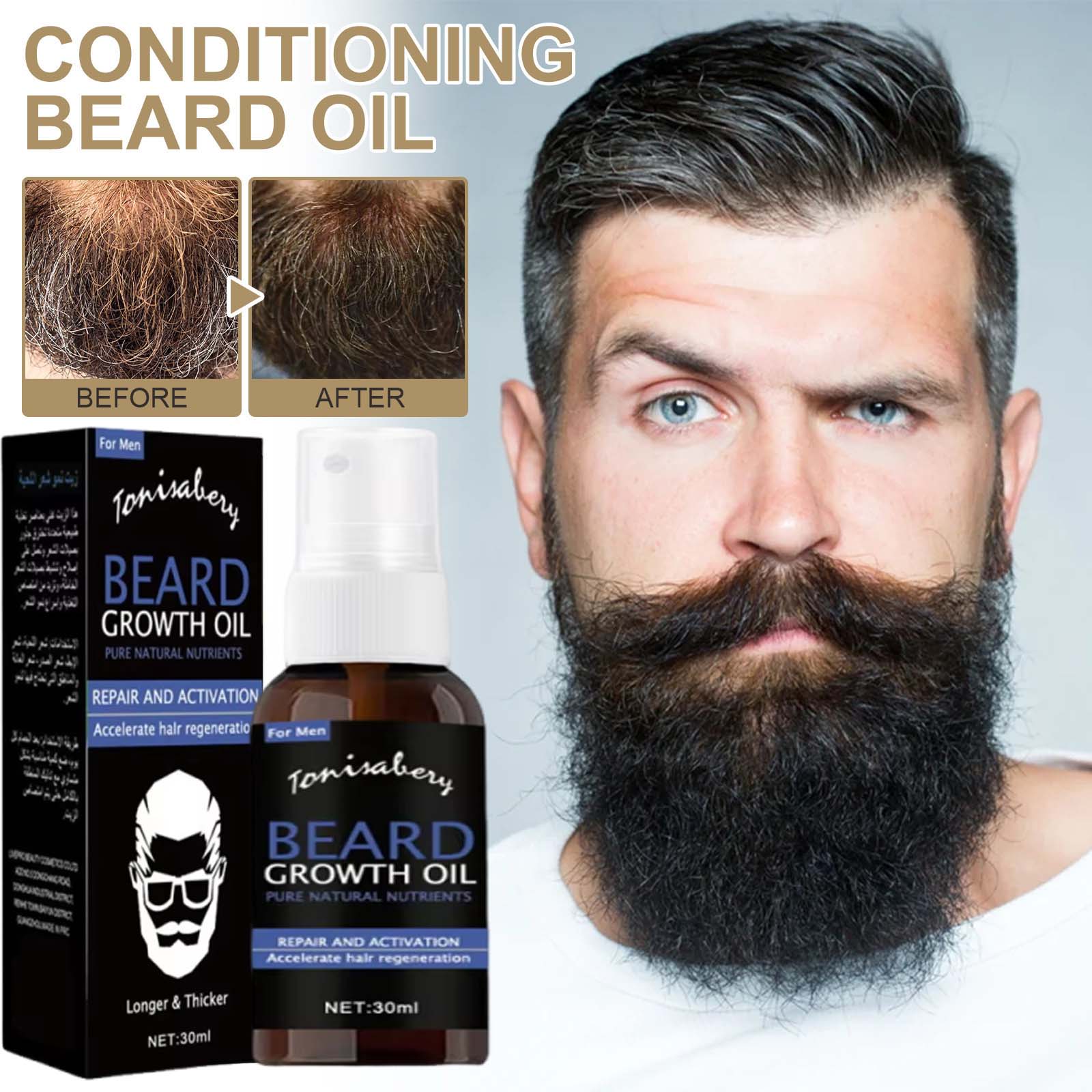 Beard Growth Oil Beard Wax Bal - Hair Care Natural Products บทวิจารณ์และราคา