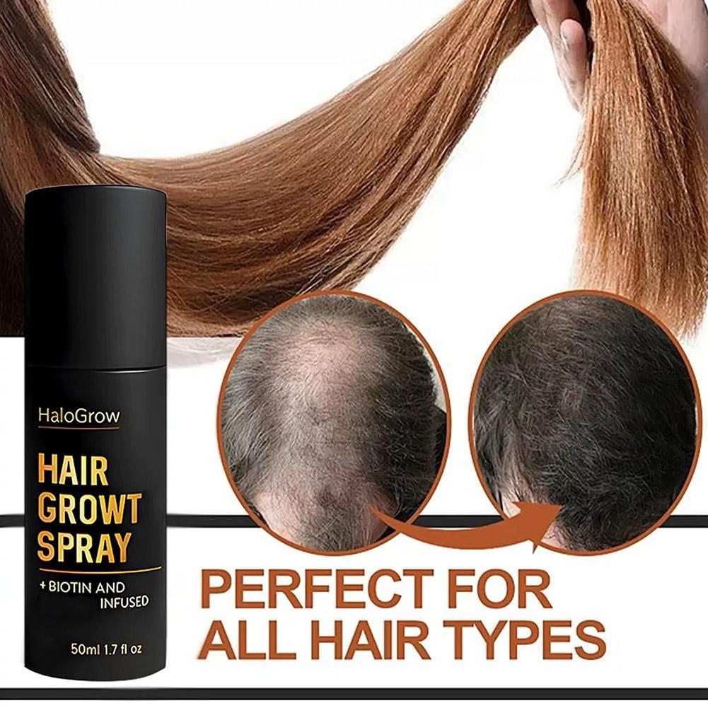 Natural Hair Growth Spray With - Hair Care Natural Products บทวิจารณ์และราคา
