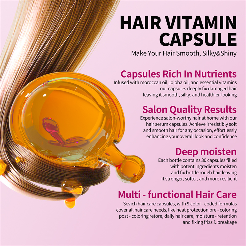 MIX Hair Vitamin Capsule Hair  - Hair Care Keratin Treatment บทวิจารณ์และราคา