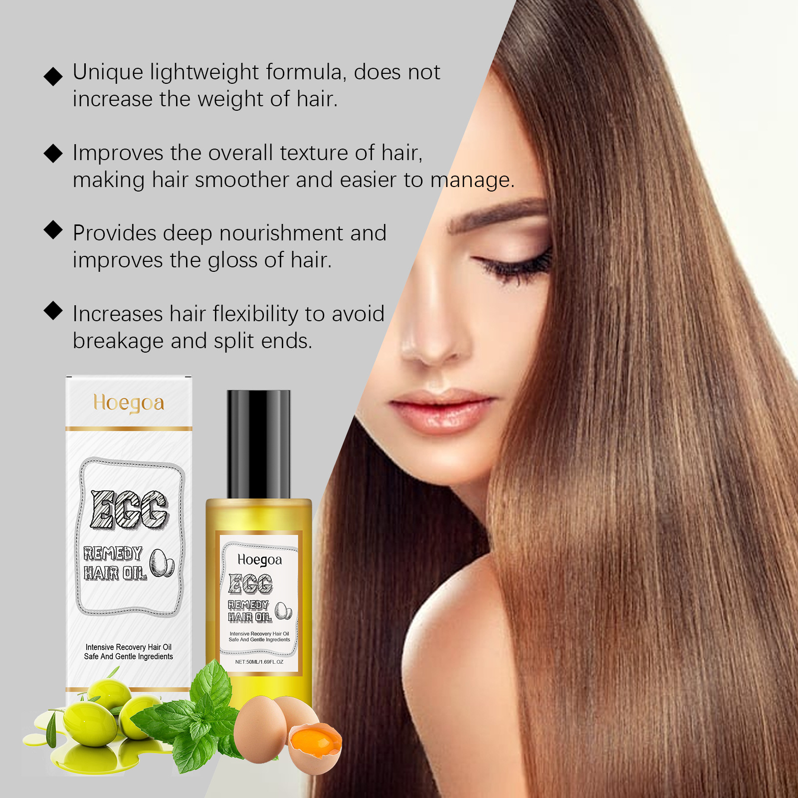 Egg Remedy Hair Oil Restore So - Hair Care Natural Products บทวิจารณ์และราคา