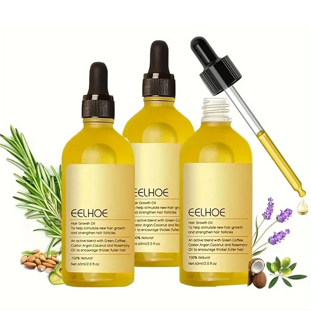 1/2/3pcs Natural Hair Growth O - Hair Care Fragrance Essential Oil บทวิจารณ์และราคา