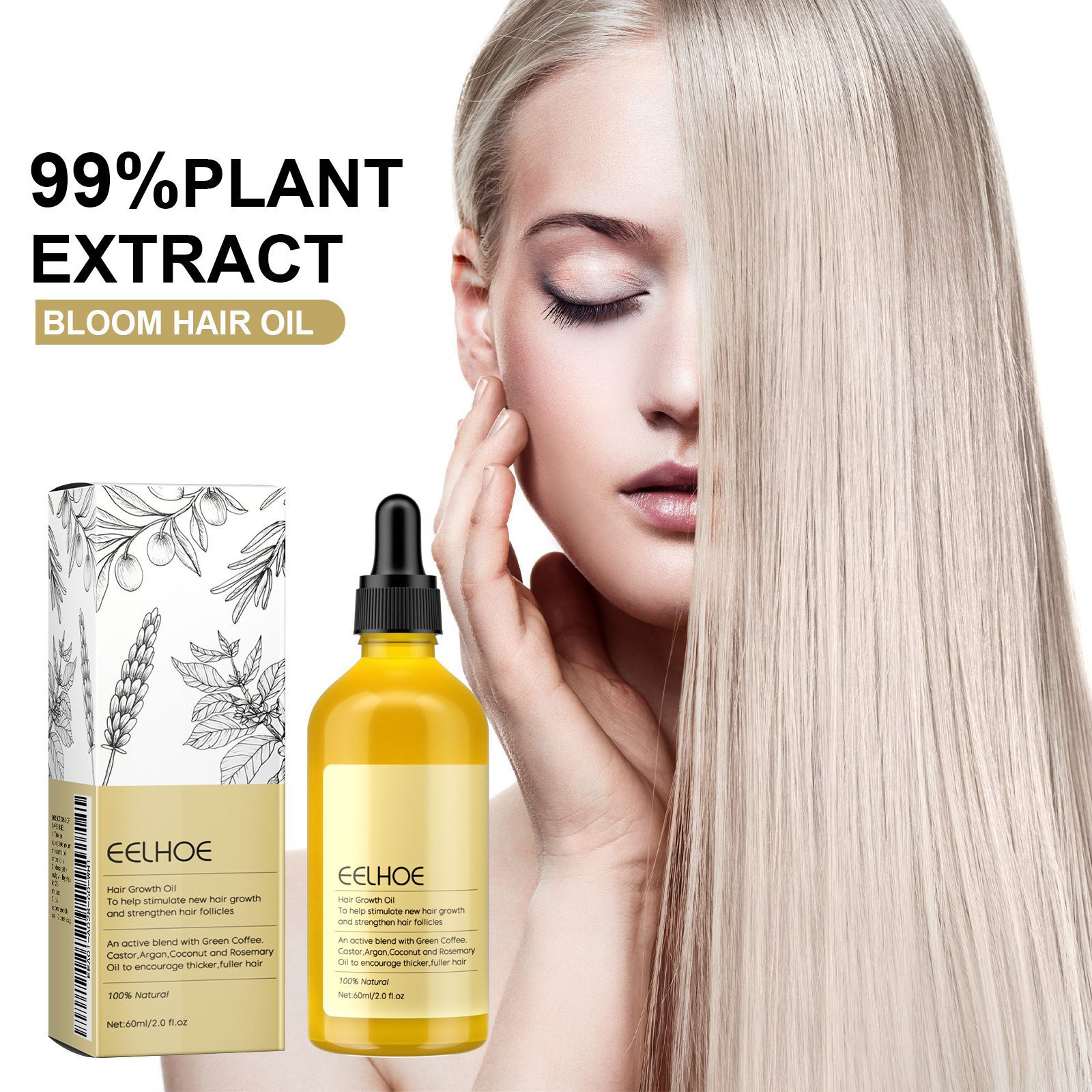 1/2/3pcs Natural Hair Growth O - Hair Care Fragrance Essential Oil บทวิจารณ์และราคา