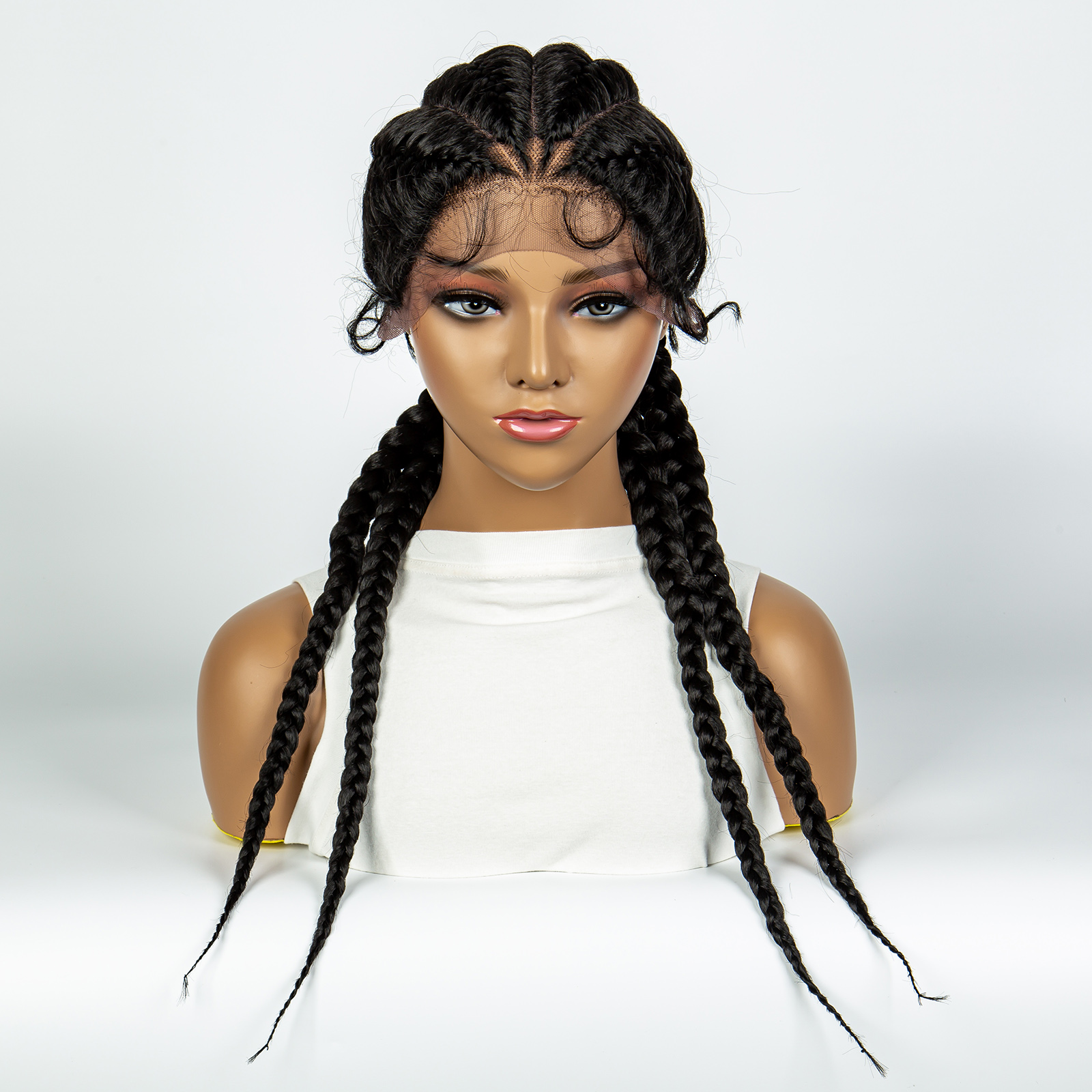 Synthetic Cornrow Braiding Wig - Braiding Hair Kanekalon บทวิจารณ์และราคา