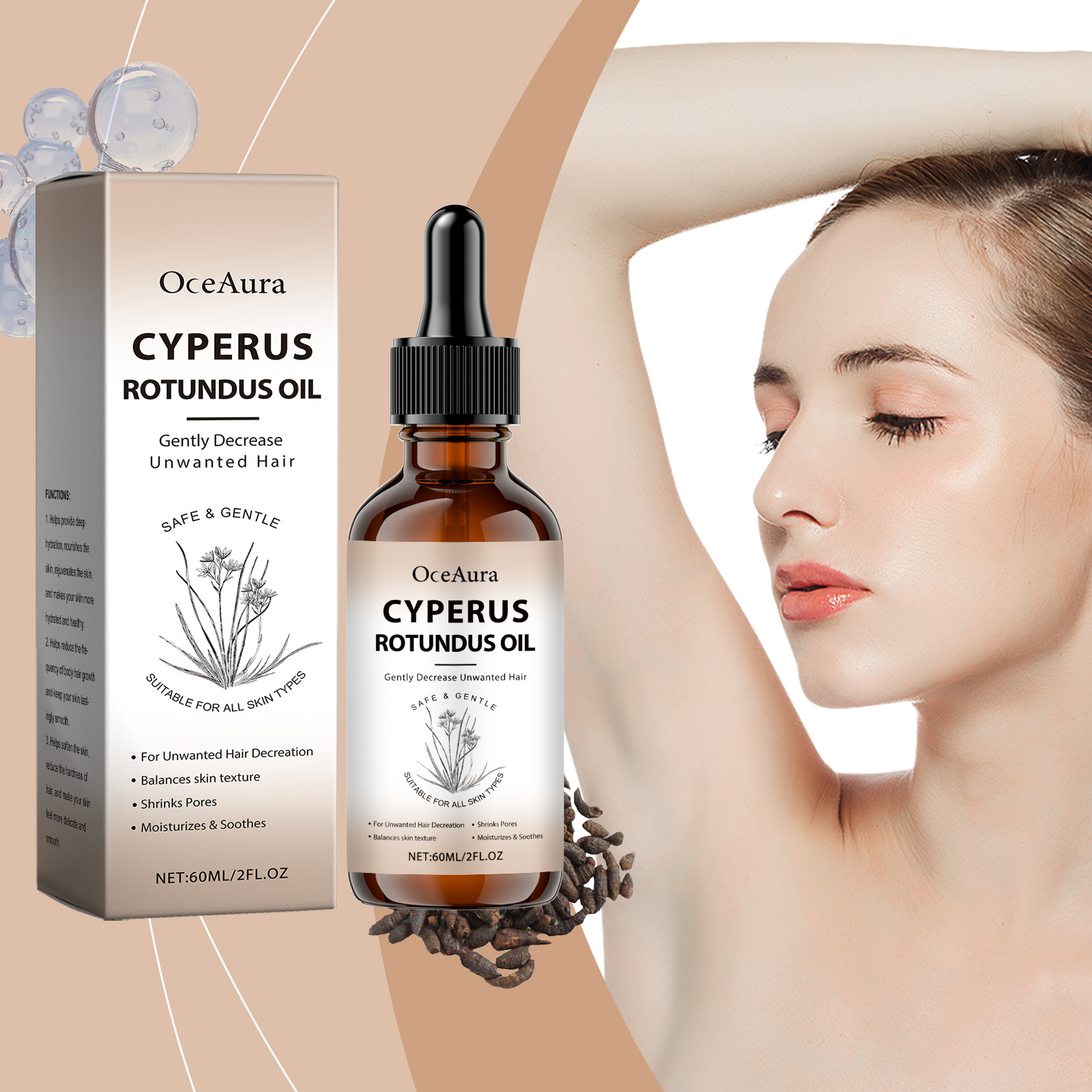 Cyperus Rotundus Oil for Hair  - Hair Care Serum บทวิจารณ์และราคา