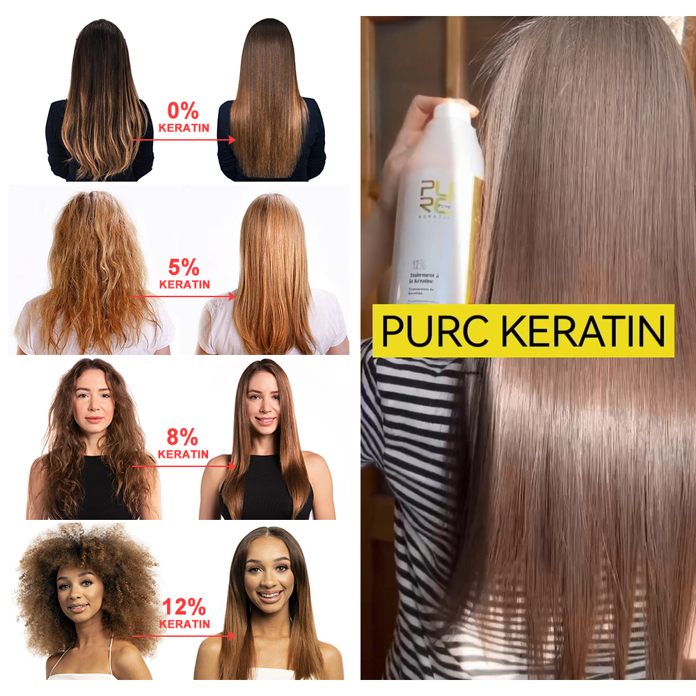 PURC 12% Keratin Smoothing Hai - Hair Care Keratin Treatment บทวิจารณ์และราคา