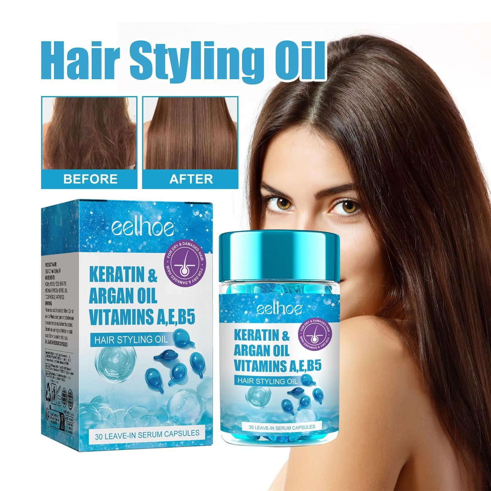 Magic Hair Vitamin Capsule Ker - Hair Care Keratin Treatment บทวิจารณ์และราคา