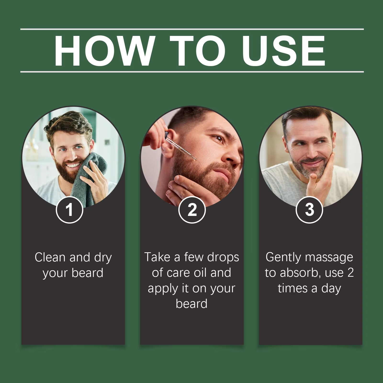 Men Beard Nourishing Oil Trim  - Hair Care Serum บทวิจารณ์และราคา