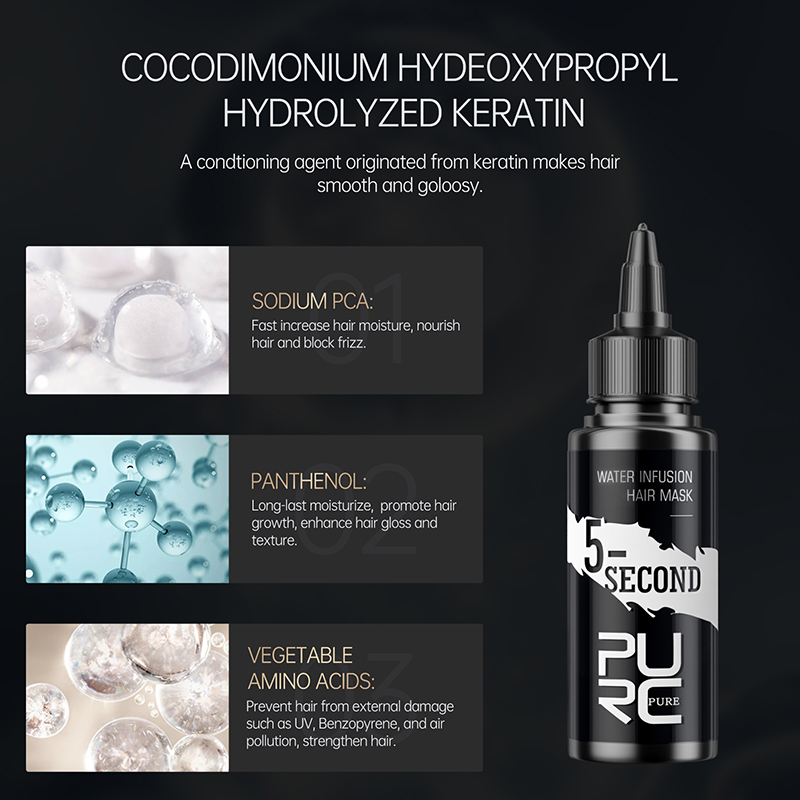 PURC Hair Treatment 5 Seconds  - Hair Care Keratin Treatment บทวิจารณ์และราคา