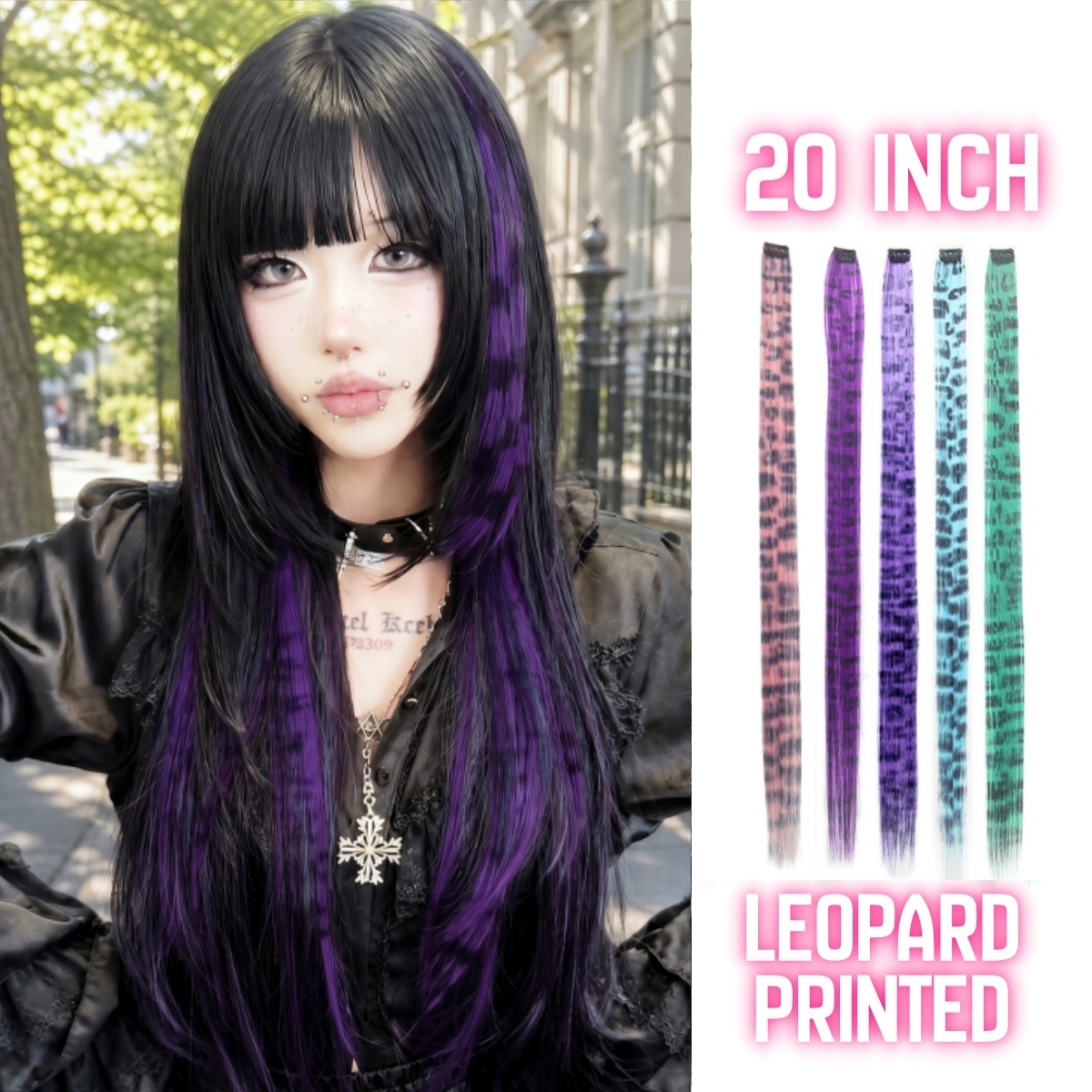 2PCS/7PCS 20inch Colorful Leop - Braiding Hair Kanekalon บทวิจารณ์และราคา