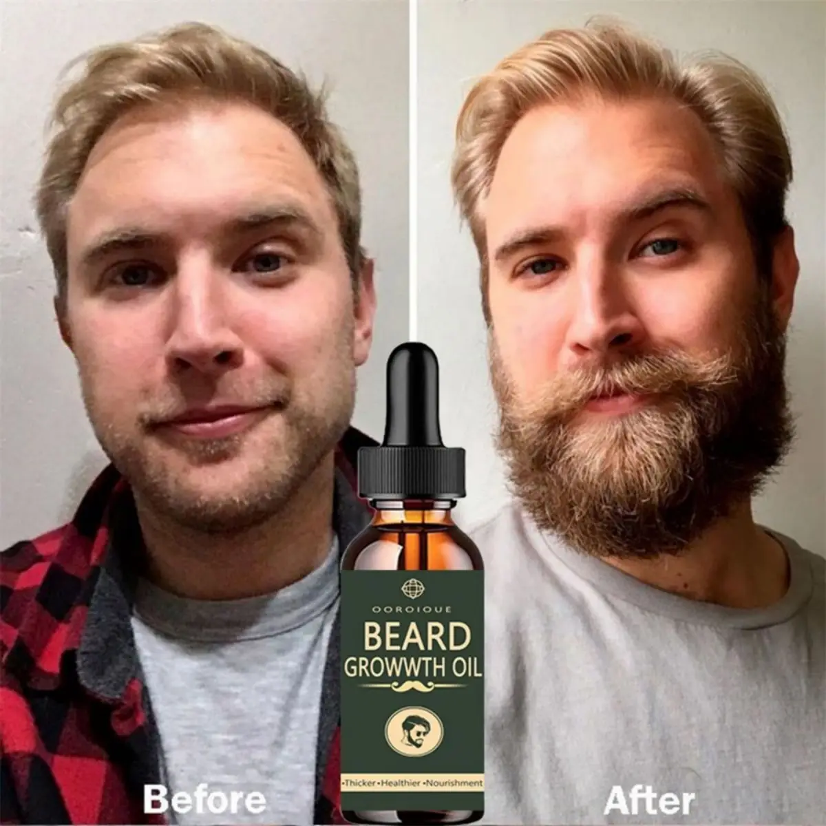 Fast Beard Growth Oil Beard Oi - Hair Care Fragrance Essential Oil บทวิจารณ์และราคา