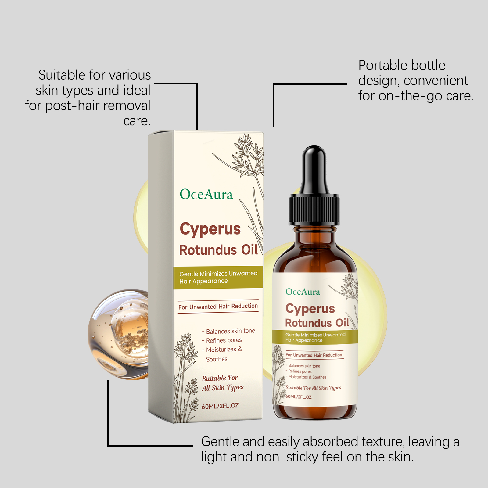 Cyperus Rotundus Hair Removal  - Hair Care Serum บทวิจารณ์และราคา