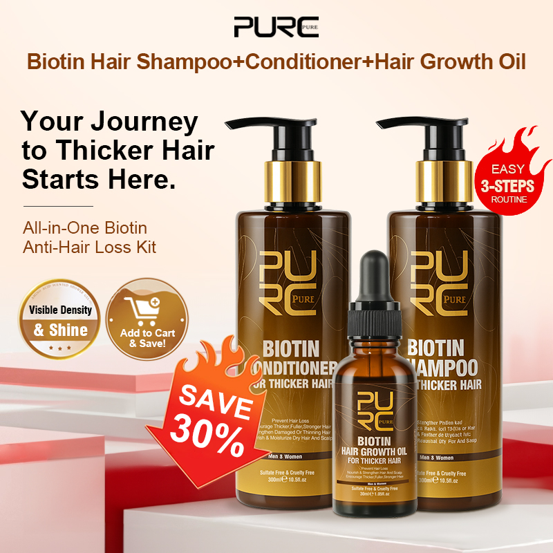 PURC Biotin Hair Growth Oil Sh - Hair Care Keratin Treatment บทวิจารณ์และราคา