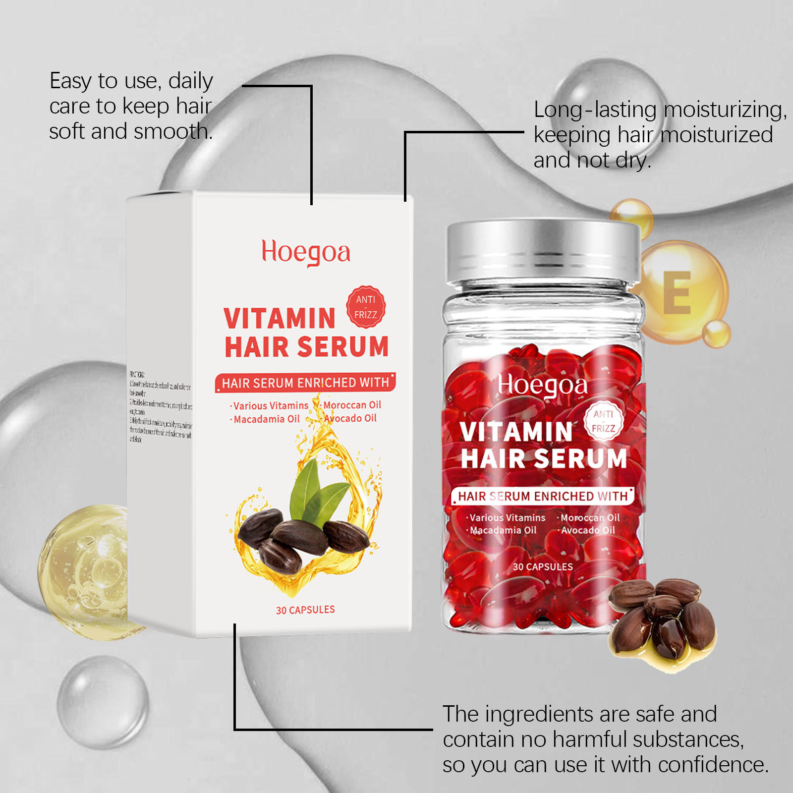 Vitamin Hair Care Serum Capsul - Hair Care Serum บทวิจารณ์และราคา
