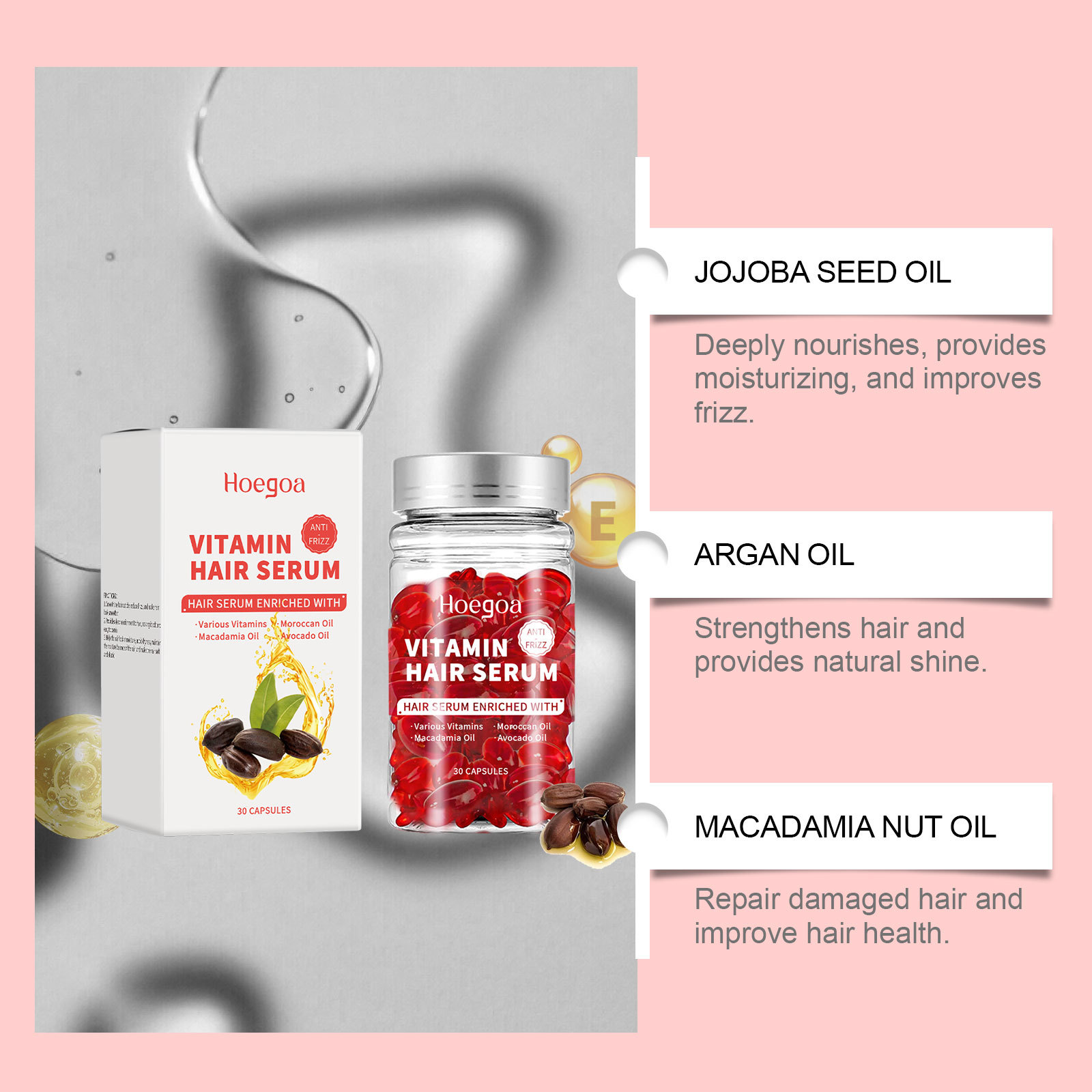 Vitamin Hair Care Serum Capsul - Hair Care Serum บทวิจารณ์และราคา