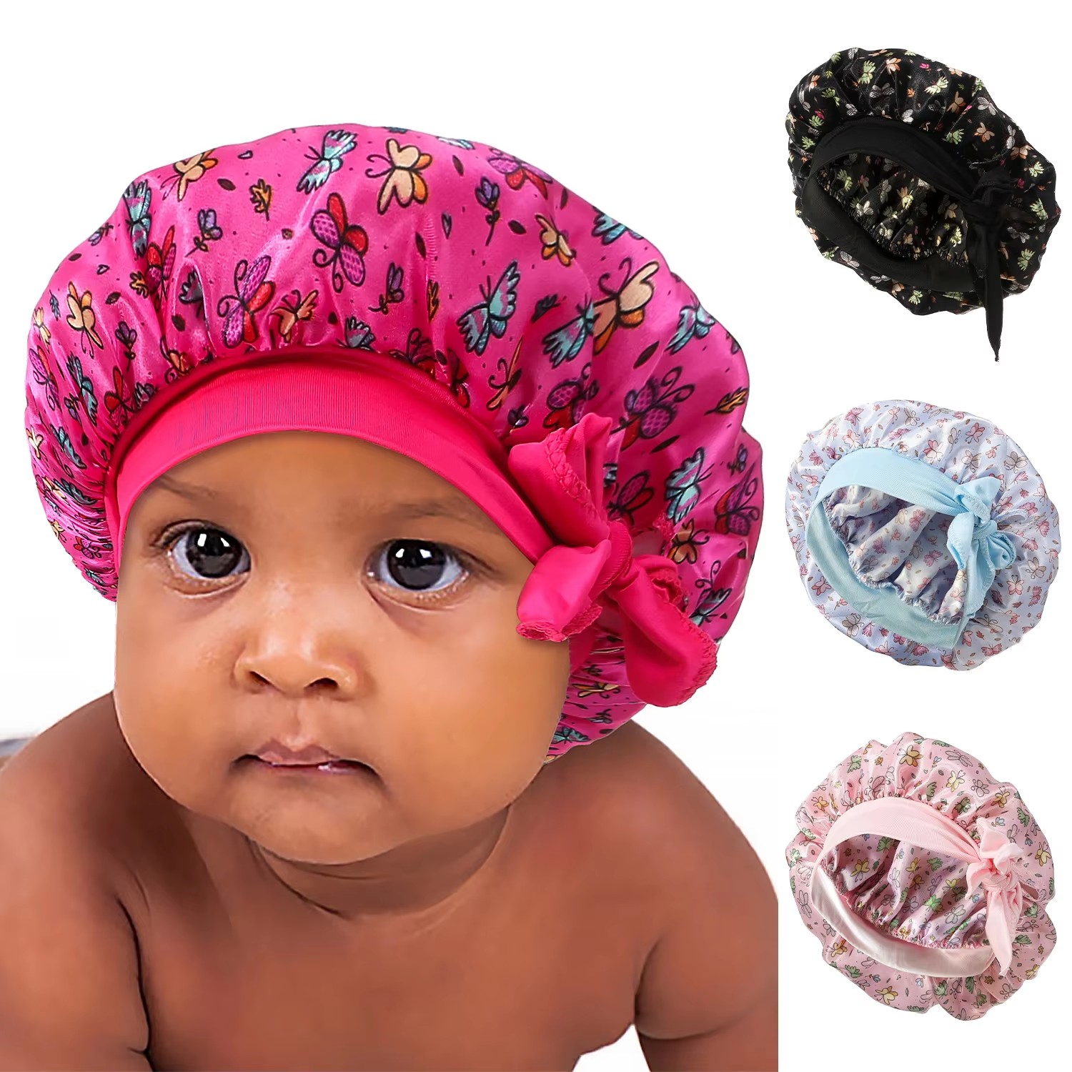 Satin Bonnet for Baby Hair Car - Hair Care For 5 Year Old Girl บทวิจารณ์และราคา
