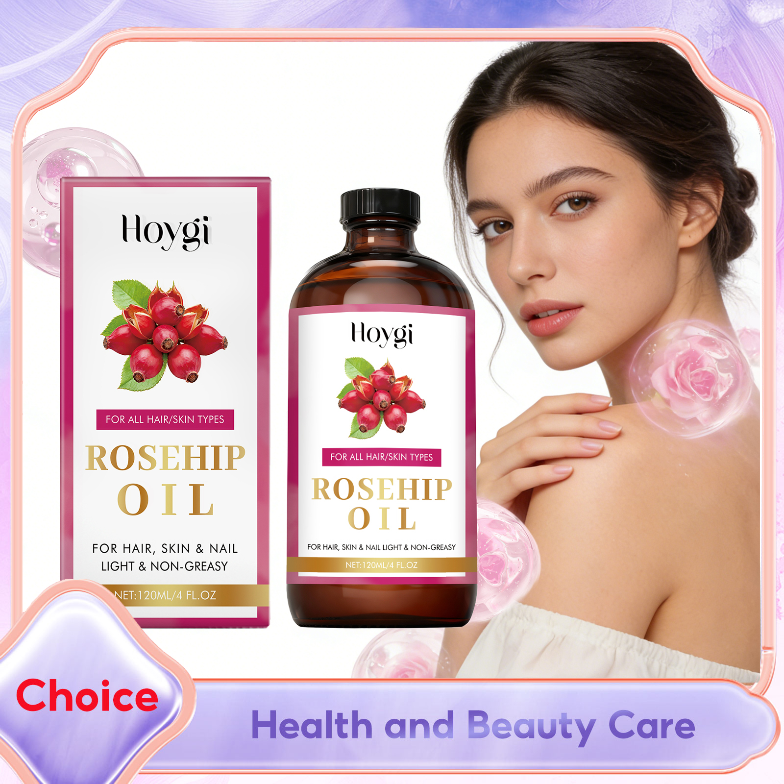 Natural Rosehip Seed Essential - Hair Care Serum บทวิจารณ์และราคา