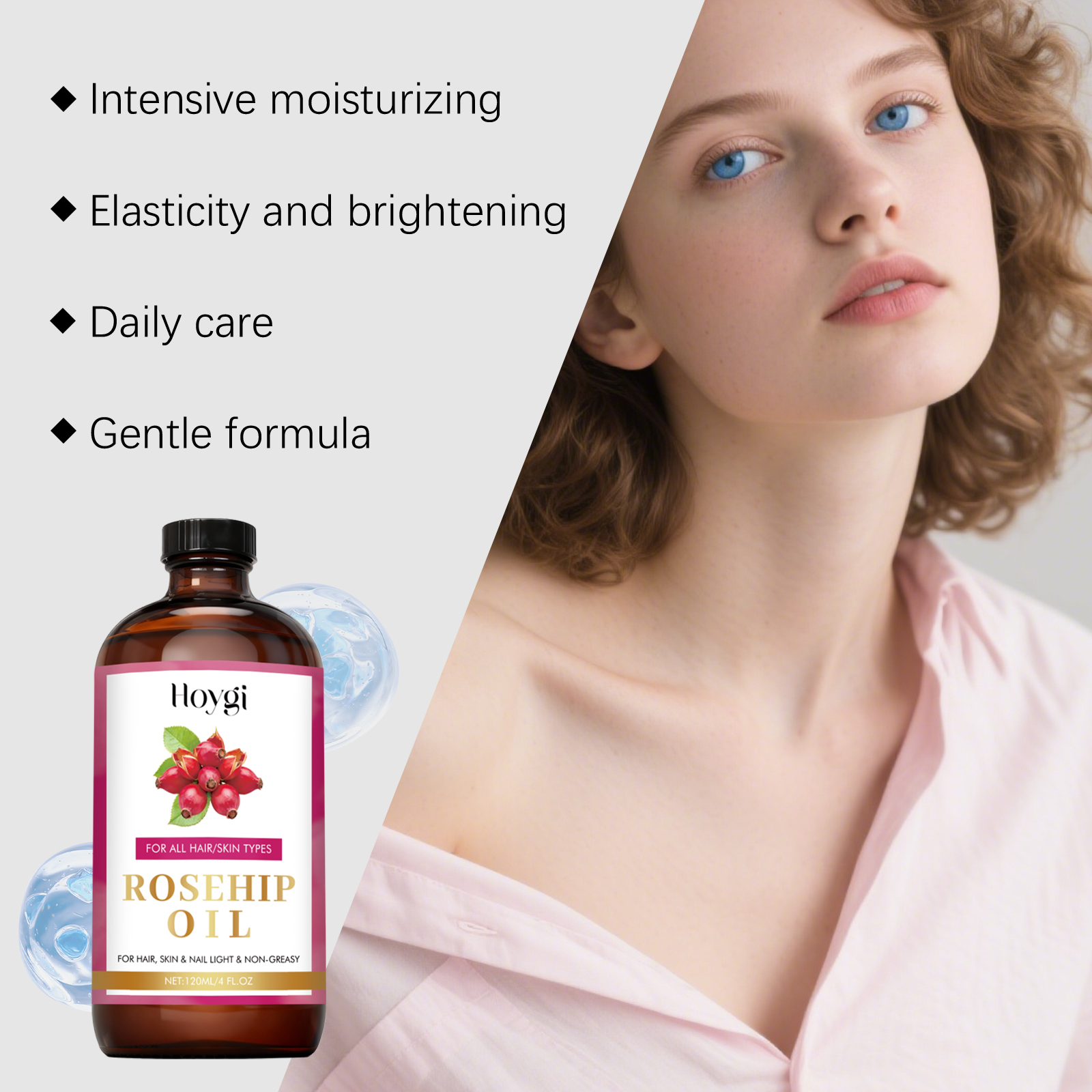 Natural Rosehip Seed Essential - Hair Care Serum บทวิจารณ์และราคา