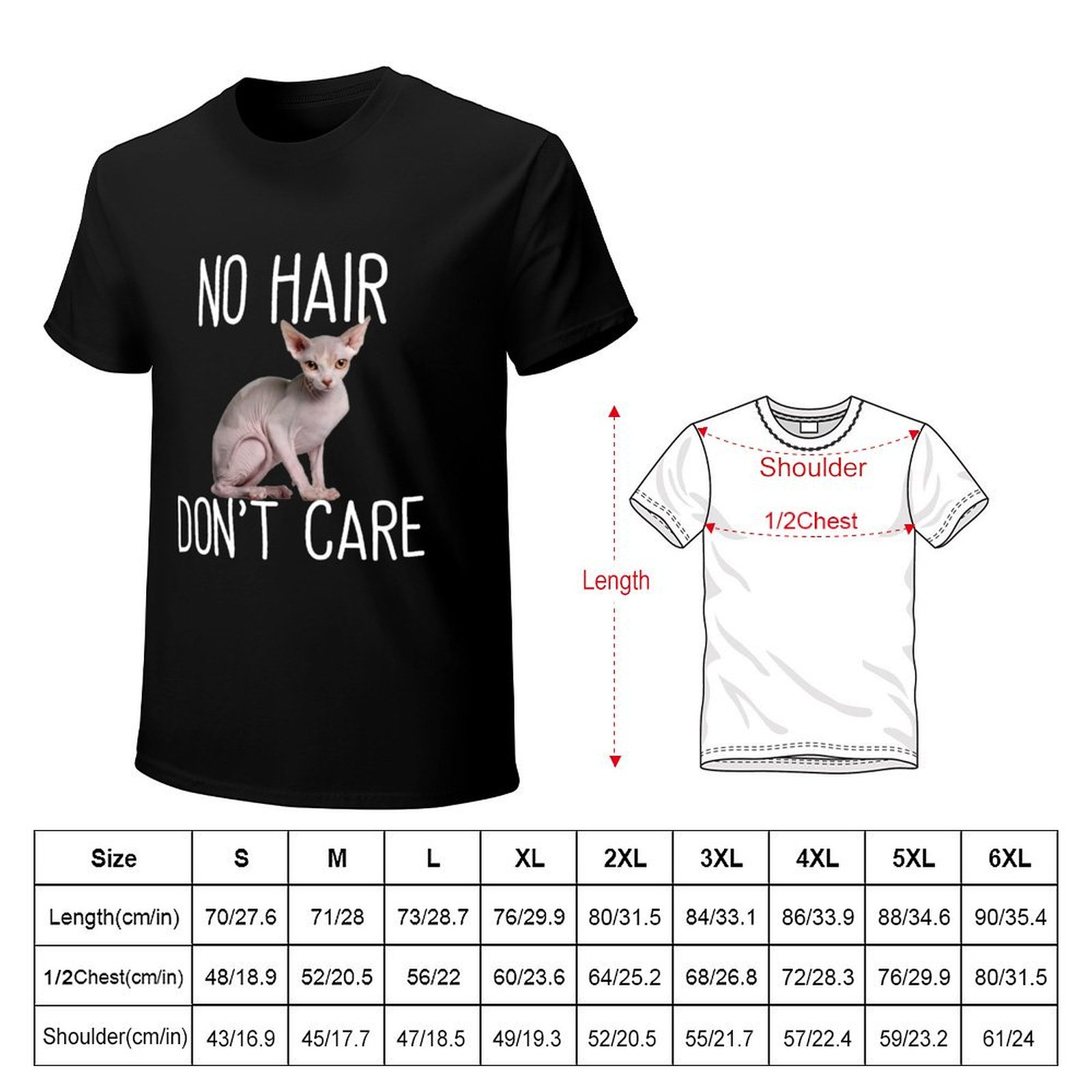 Sphynx Cat No Hair Dont Care T - Hair Care Basic บทวิจารณ์และราคา