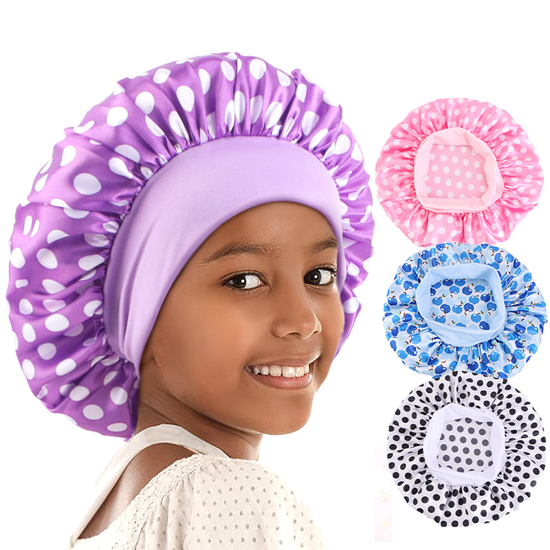 Kids Printing Stain Bonnet Nig - Hair Care For 5 Year Old Girl บทวิจารณ์และราคา