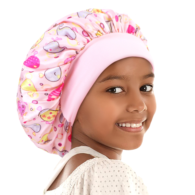 Kids Printing Stain Bonnet Nig - Hair Care For 5 Year Old Girl บทวิจารณ์และราคา