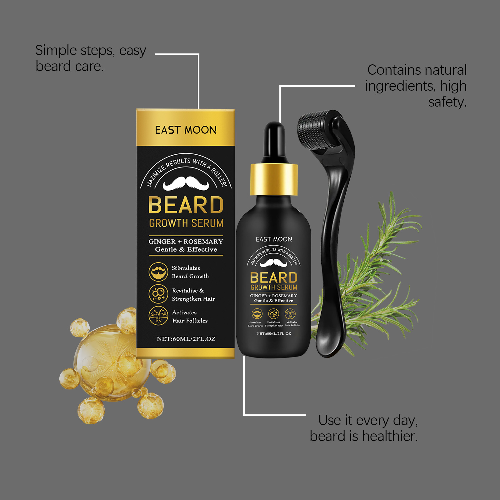 Beard Care Essential Oil Deep  - Hair Care Serum บทวิจารณ์และราคา