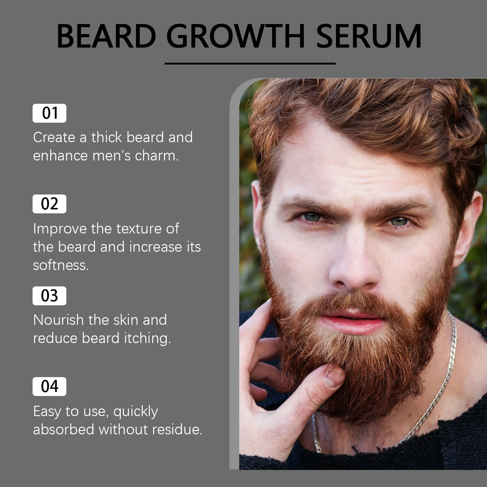 Beard Care Essential Oil Deep  - Hair Care Serum บทวิจารณ์และราคา